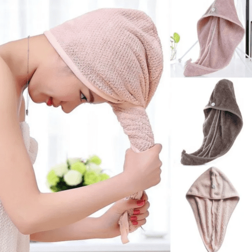 Hair Dryer Cap Magic Towel Hair Wrap Towel